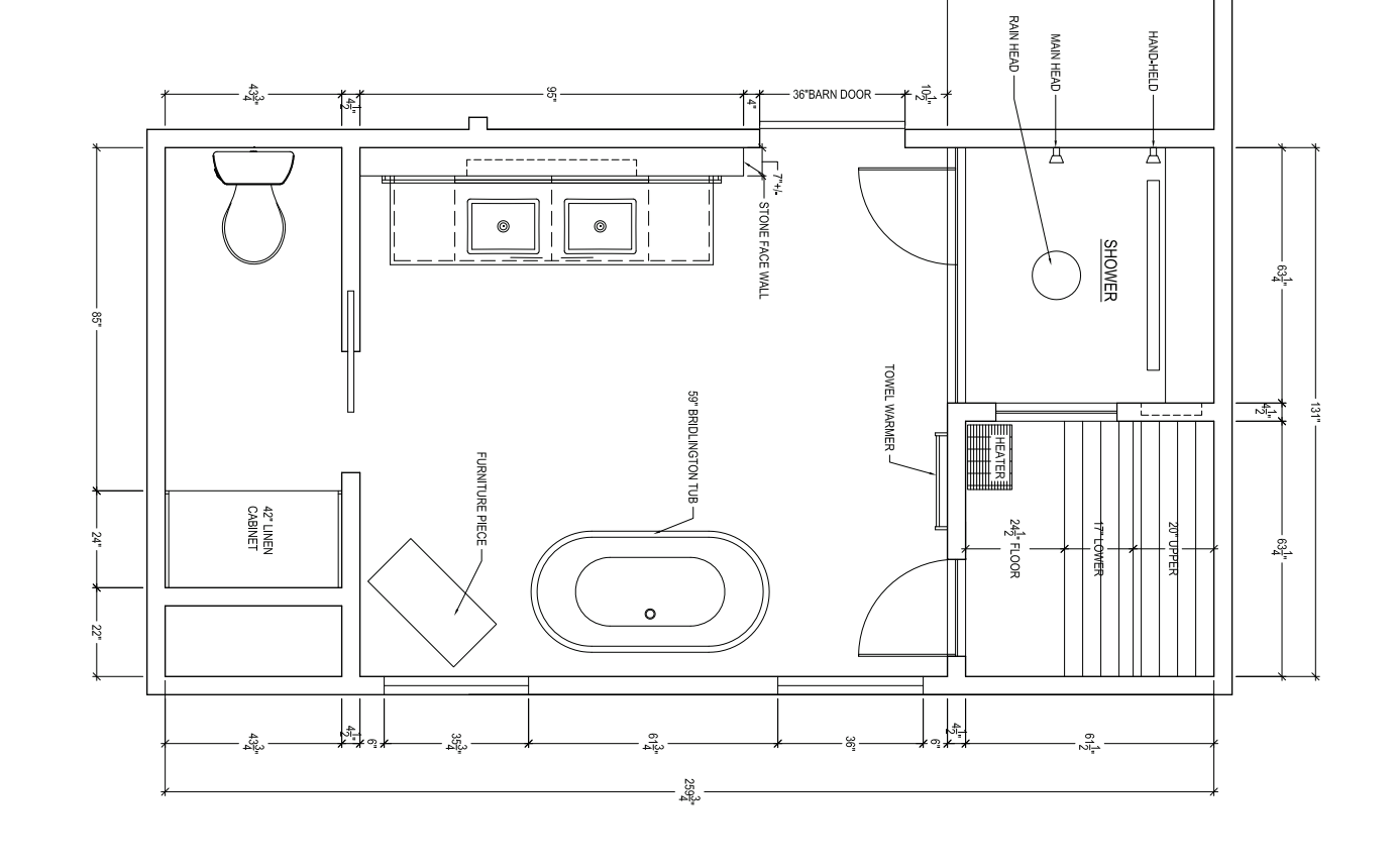 design build bathroom