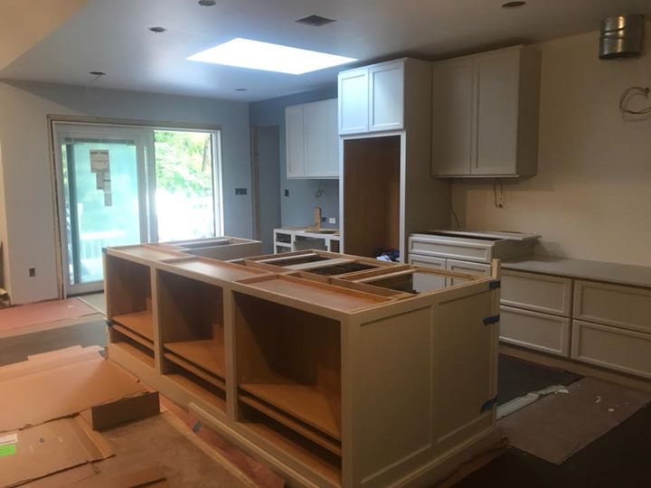 Open concept kitchen - removing all the walls