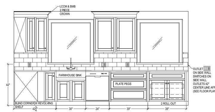 Modern Farmhouse Black & White Kitchen - Summit, NJ