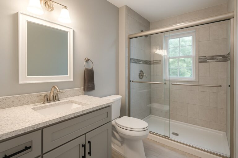 A Remodeled Bathroom