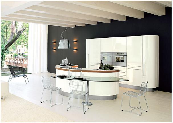 Glass_Counter_Contemporary_-_White_Kitchen_Island_NJ