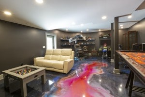 Basement renovation - Game Room 2 - After