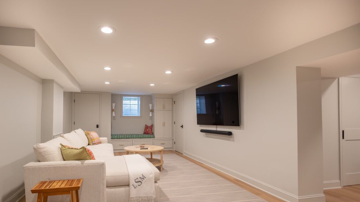 Basement Finishing and Remodeling #010Home Gym, Built ins, Staircase, Wet Bar, Lounge Area Chatham, NJ 01