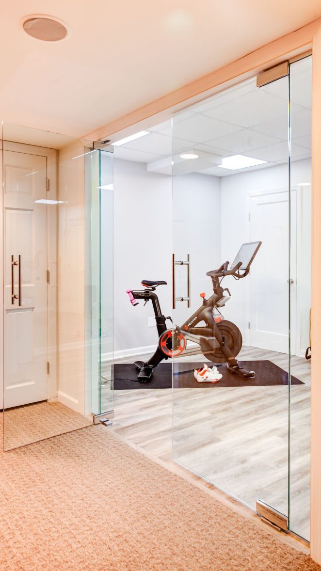 Basement Transformation #004 Home Gym Chatham, NJ 02