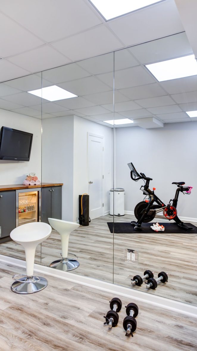 Basement Transformation #004 Home Gym Chatham, NJ 09