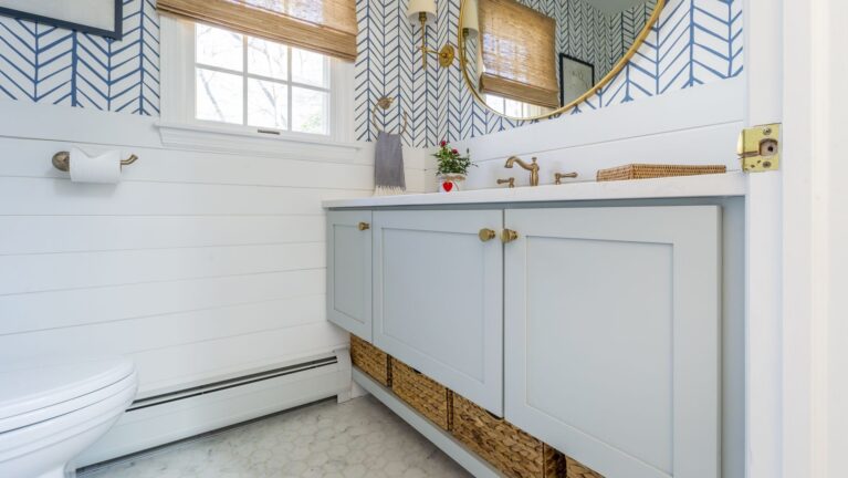 Cedar Grove NJ Powder Room Remodel