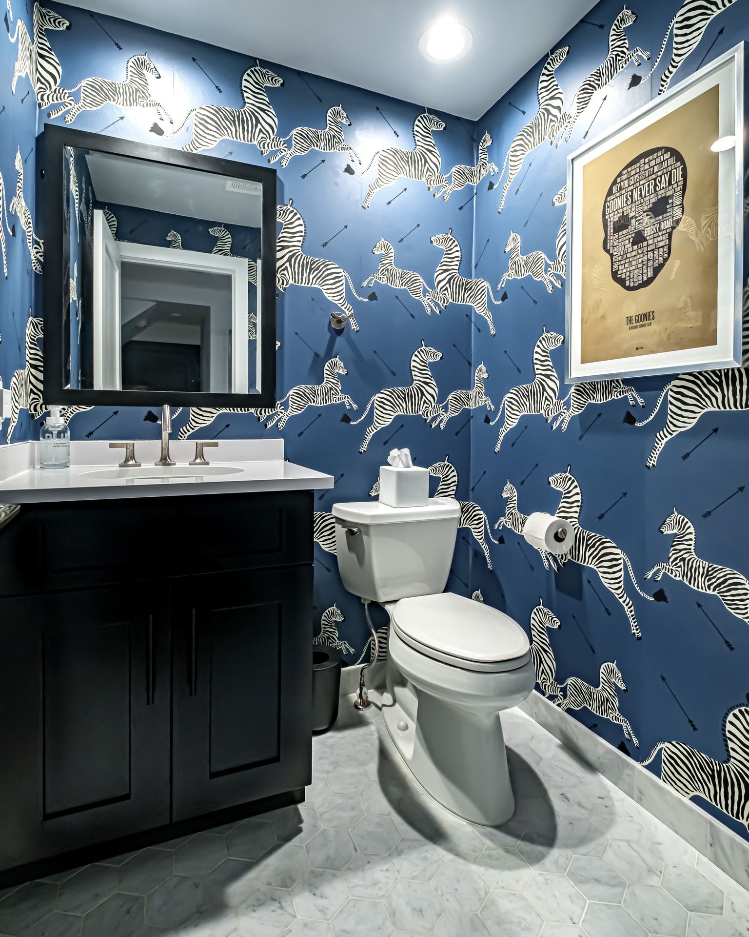 Short Hills NJ Powder Room Remodel
