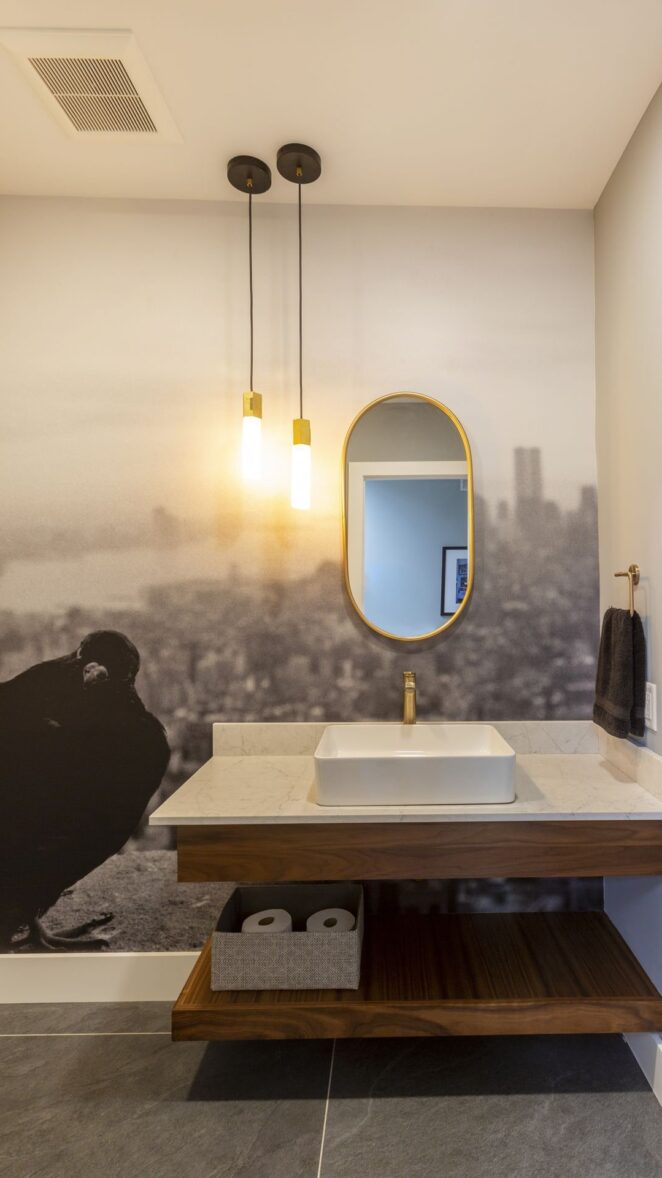 Bathroom Renovation #016Powder Room Florham Park, NJ 01