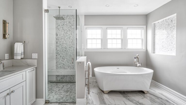 Spa-Inspired Master Bathroom Ensuite Remodel | South Orange, NJ