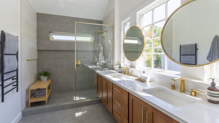 Elegant Master Bathroom Conversion in Montclair, NJ - Kraftmaster ...