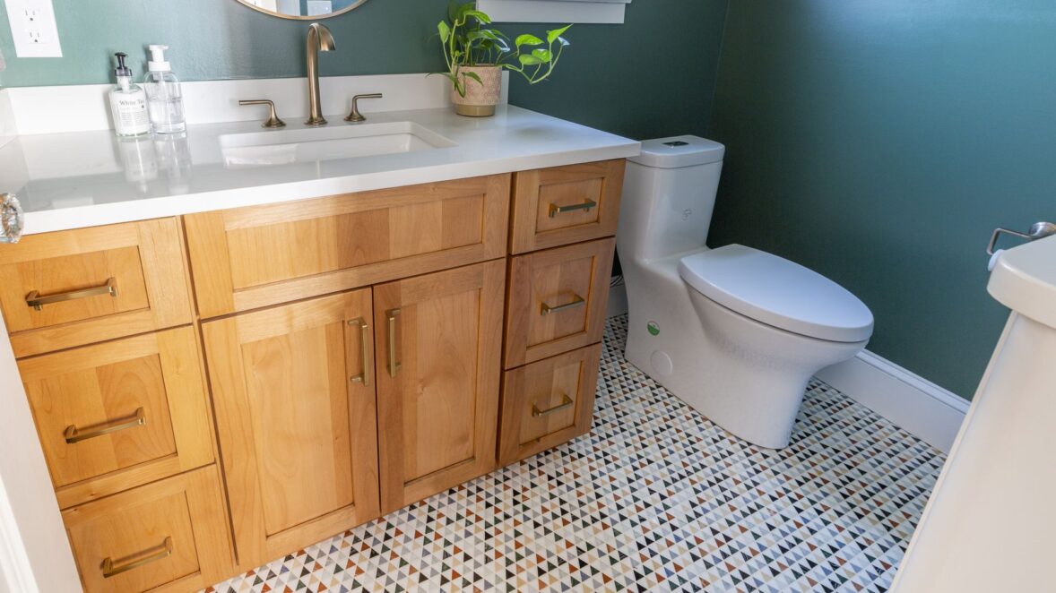 Bathroom Renovation #036Powder Room Maplewood, NJ 01