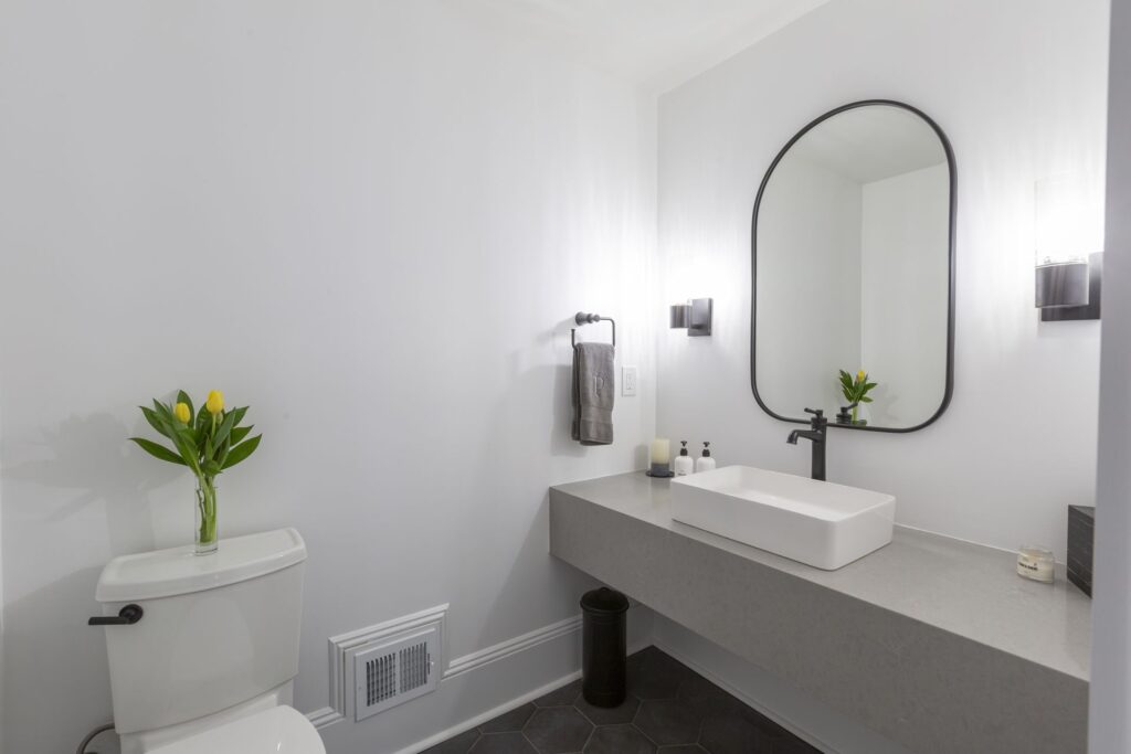 Historic Home Powder Room Remodel in Madison, NJ