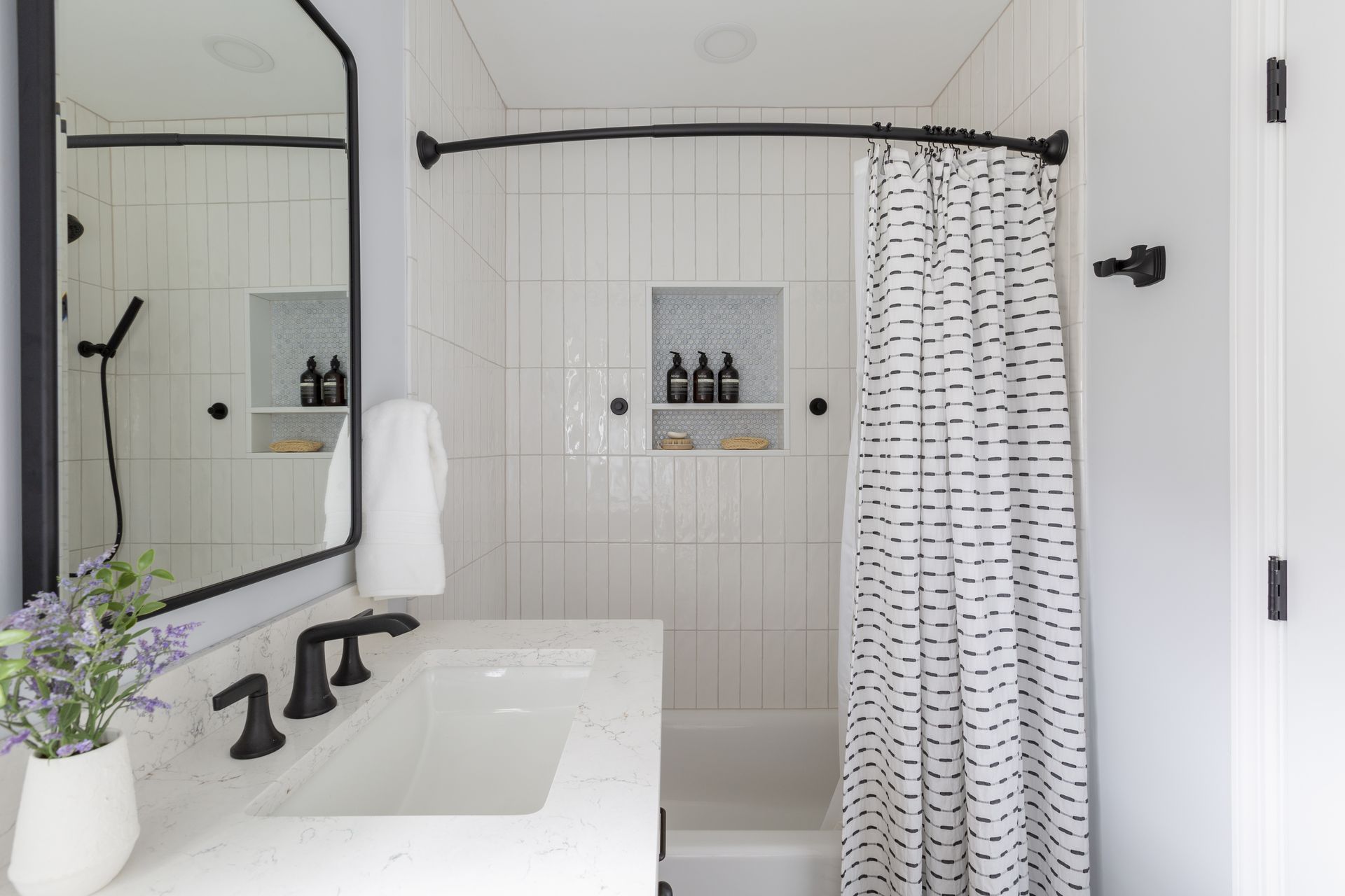 A Design-Driven Bathroom Remodel in Chatham, NJ