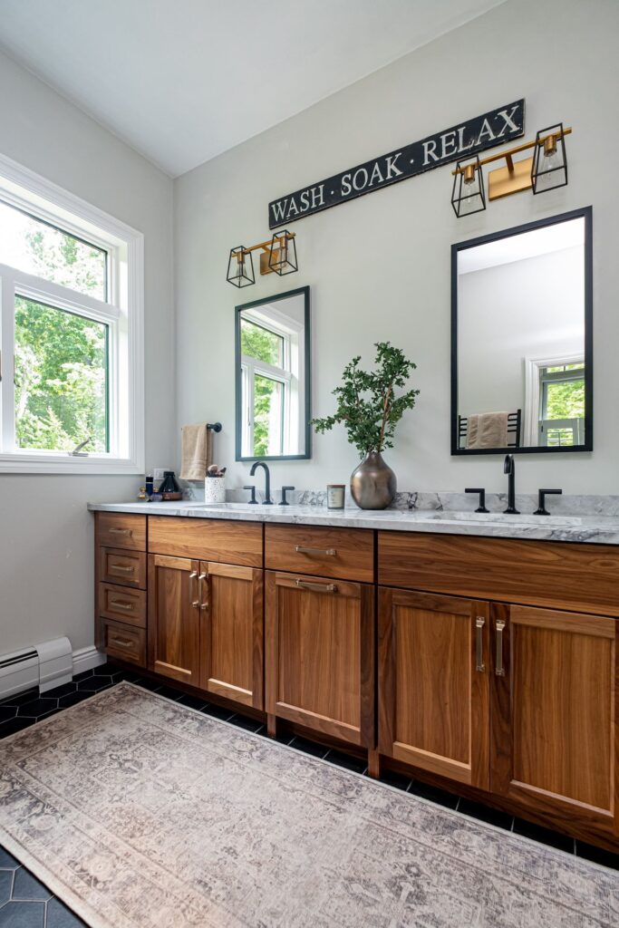 Modern Farmhouse Master Ensuite Remodel in Byram, NJ