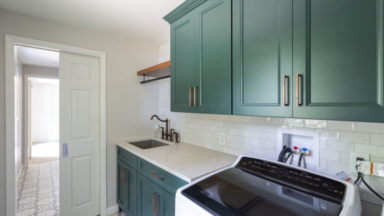 Stylish and Functional Laundry Room Remodel in Berkeley Heights