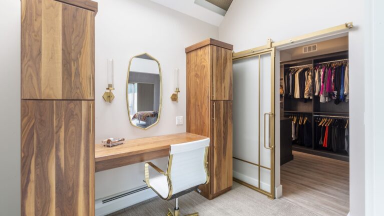 Elegant Master Closet and Laundry Integration in East Hanover, NJ
