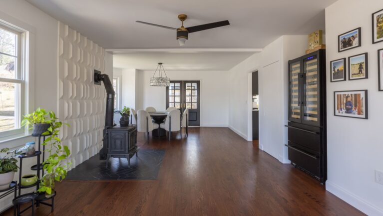 Modern Rustic Hearth Makeover in Montville, NJ