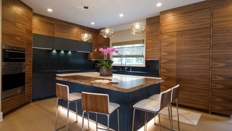 Luxury Walnut Kitchen Remodel in Mendham, NJ