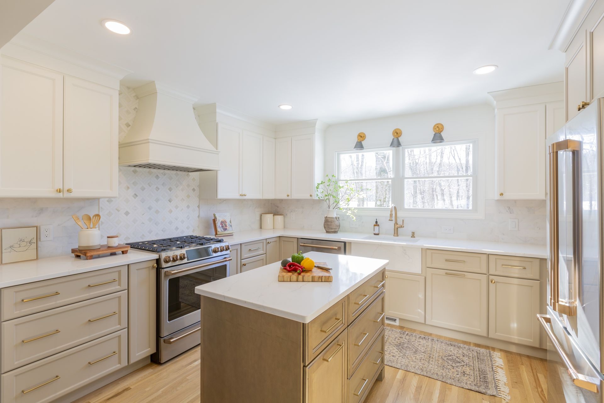 Randolph, NJ Kitchen Shining With Bold Brilliance