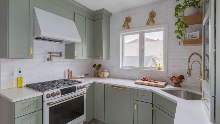 Sophisticated Sage Green Kitchen Transformation in Bloomfield
