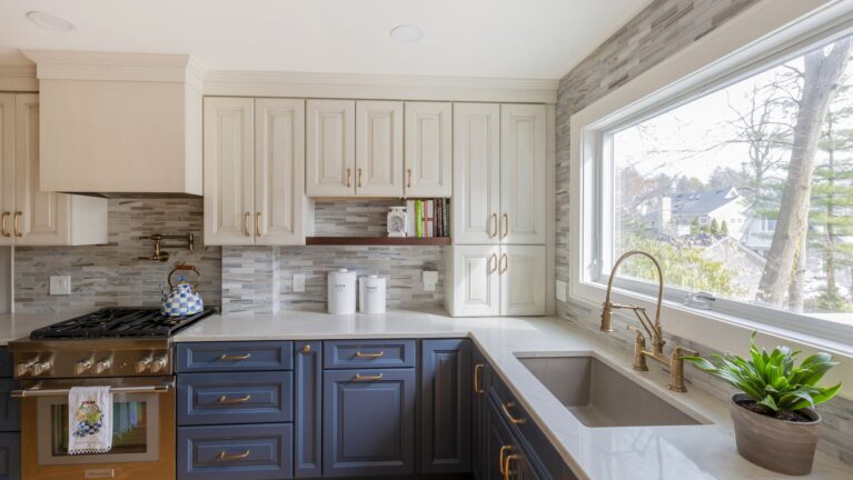 Chic Kitchen Makeover with Banquette Bliss in Millburn NJ